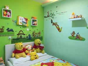 Postel nebo postele na pokoji v ubytování Fantasy Hotel