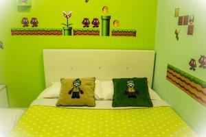 Postel nebo postele na pokoji v ubytování Fantasy Hotel