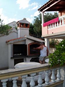 Balkón alebo terasa v ubytovaní Apartments Banic