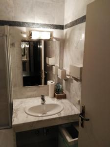 Koupelna v ubytování Hotel Seltenriegel