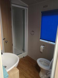 a bathroom with a white toilet and a sink at Csendàr hàz in Tapolca +28 photos
