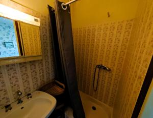 a bathroom with a sink and a shower at Le Nid du Remblai in Les Sables-d'Olonne +17 photos