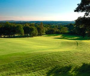 a view of a golf course with a green yardledgedledgedledgedledgedledgedledged at Ramside Hall Hotel, Golf & Spa in Durham