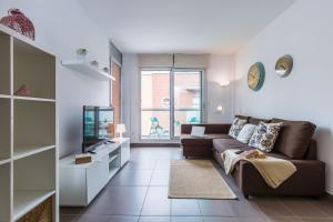 TV a/nebo společenská místnost v ubytování Apartamentos Cornellalux
