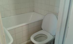 イヴァロにあるIvalo Apartmentのバスルーム(白いトイレ、バスタブ付)