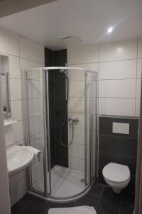 Ein Badezimmer in der Unterkunft Gösserhof