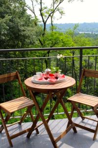 A balcony or terrace at La Piccola Corte Malpensa, 8 minuti d'auto