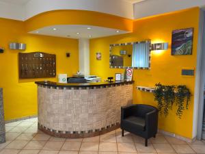 Lobbyen eller receptionen på BaB Hotels and Apartments Helvetia