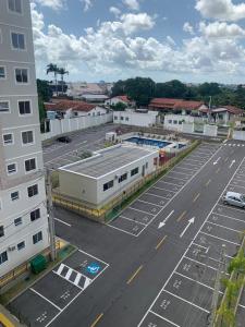 an aerial view of a parking lot with a building at MaM TORRE DOS HOLANDESES in São Luís