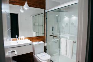 Um banheiro em Hotel Art Santander