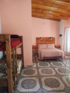 a bedroom with a bed in a room at Las Tres Reinas B in Colorado River