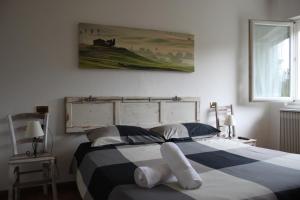 Postel nebo postele na pokoji v ubytování Bed and Breakfast AnnA