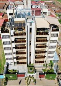 an overhead view of an apartment building at TJ's Boutique Hotel in Eldoret