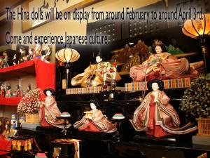 a display of dolls on display in a store at Ena Totaro in Ena
