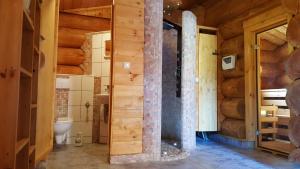 Ένα μπάνιο στο Ferienhaus ALhaus +41 φωτογραφίες