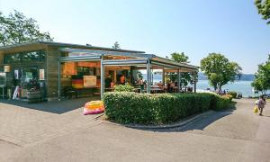 a small building with at Camping Willam in Reichenau