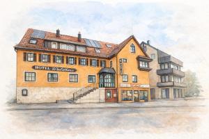 a rendering of the hotel valhalla at Hotel Waldhorn in Stuttgart