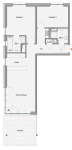 Grundriss der Unterkunft Südkap C-01