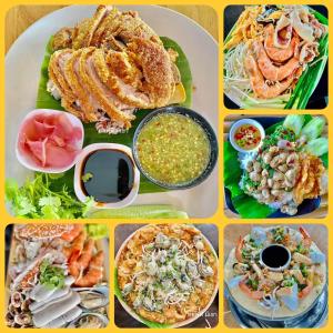a collage of pictures of different types of food at Nordic pool villa huahin6 in HHQ +18 photos