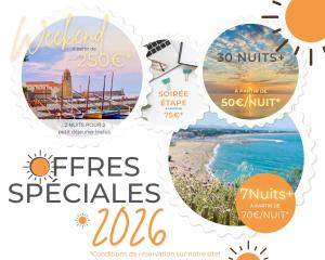 a flyer for a free september trips to the beach at Le Chat Vert - Gîte de Charme in Saint-André