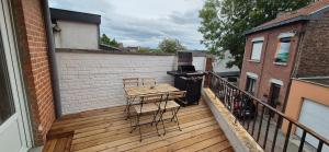 Balkoni atau teres di Appartement Hoang