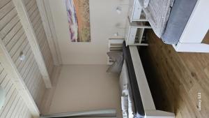 an overhead view of a staircase in a house at Andreas in Lenz