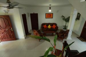 Istumisnurk majutusasutuses Flamingo Guest house
