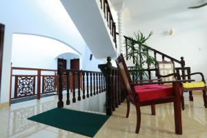 Istumisnurk majutusasutuses Flamingo Guest house