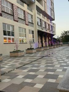 an empty street in front of a building at NayaLoft in Naivasha