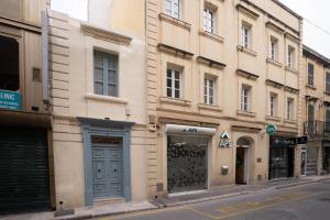 a building on the side of a street at 9 Studio Flat in Victoria