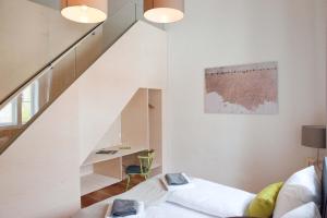 Uma cama ou camas num quarto em OBENauf in Unternalb