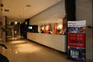 Vstupní hala nebo recepce v ubytování Motel Xiamen Railway Station