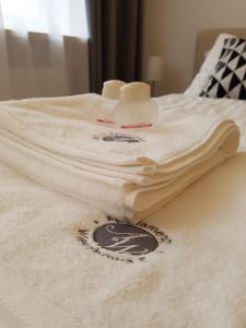 Posteľ alebo postele v izbe v ubytovaní Apartamenty Wierzbowa 5