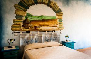 Krevet ili kreveti u jedinici u okviru objekta Agriturismo Le Vigne Ducali