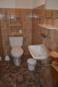 レ・コロンにあるImmeuble Les Aiglonsのバスルーム(トイレ、洗面台付)