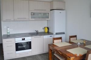 Kuchyň nebo kuchyňský kout v ubytování Villa Mare