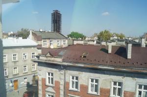 Výhľad na mesto Krakov alebo výhľad na mesto priamo z apartmánu