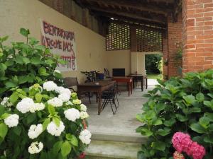 Zahrada ubytování B&B Cascina Moncrava