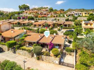 an aerial view of a residential neighborhood with houses at Terrazza 12 - Free Wifi in Costa Rei