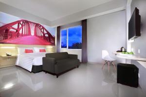 TV o dispositivi per l'intrattenimento presso favehotel Sudirman Bojonegoro