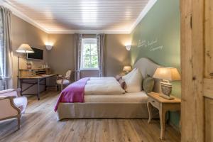 Posteľ alebo postele v izbe v ubytovaní Waldruhe - Bett, Frühstück & ein Lächeln