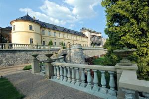 Zahrada ubytování Chateau Zbiroh