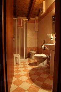 Koupelna v ubytování Hotel Il Borghetto