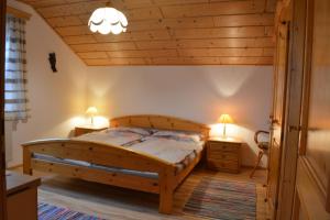 Postel nebo postele na pokoji v ubytování Apartment Ivkadan