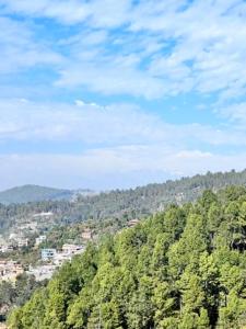 a view of a forest of trees on a hill at La Ferme Suntala Bari in Panaoti