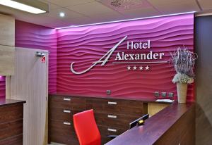 Certifikát, hodnocení, plakát nebo jiný dokument vystavený v ubytování Hotel Alexander