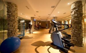 Fitness centrum a/nebo fitness zařízení v ubytování Hotel la Torre