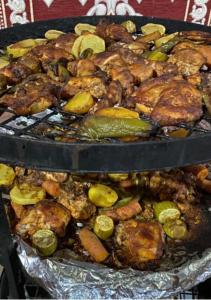 a bunch of different types of food on a grill at Sunrise Magic Camp in Wadi Rum +164 photos