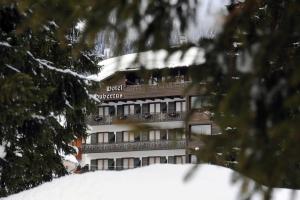 Hotel Garni St. Hubertus v zimě