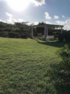 a gazebo sitting in the middle of a field at La Cantina in Ventotene +5 photos
